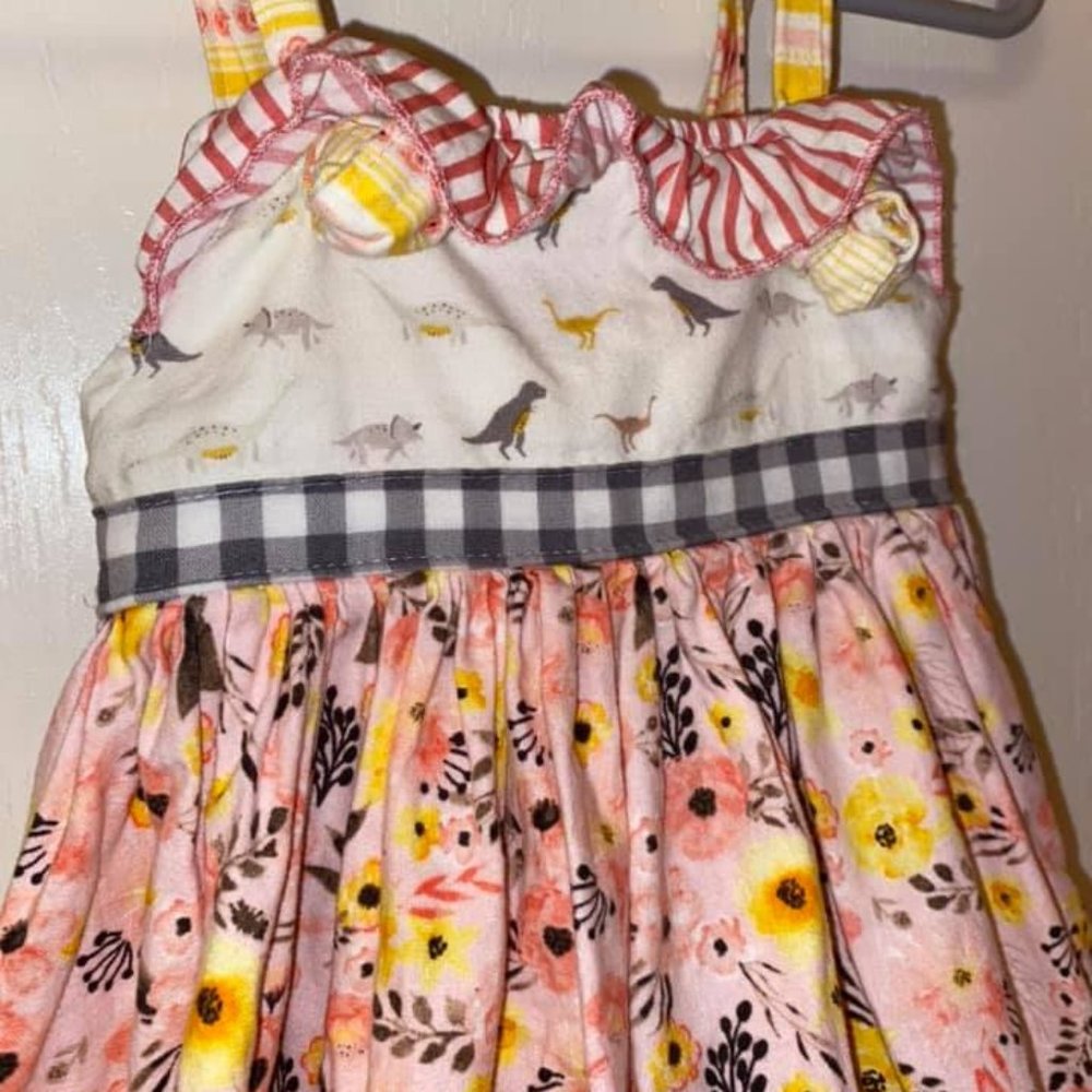 Matilda Jane PLATINUM 18m Dino Knot Top - Picture 2 of 3